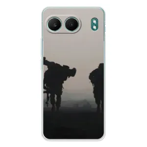 Чохли на військову тематику для OnePlus Nord 4 (Бій солдат)