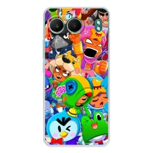 Силіконовый Чохол на OnePlus Nord 4 з картинкою Brawl Stars (Brawl-Stars)