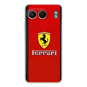 Силиконовый бампер с картинкой машины на OnePlus Nord 4 (Ferrari Logo)