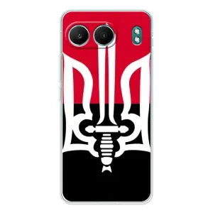 Чохли УПА (Червоно-Чорний) на OnePlus Nord 4 (Герб України)