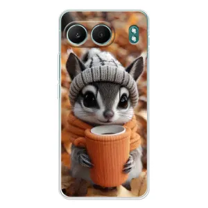 Печатный чехол «Зверята с кофе» для OnePlus Nord 4 (Грызунчик с кофе)