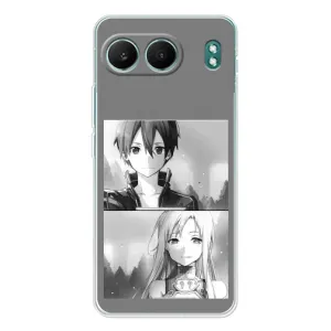 Чехол с персонажами АНИМЕ на OnePlus Nord 4 (Кирито-Асуна)