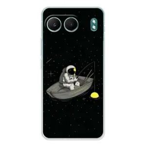 Силиконовый Чехол с принтом "Космонавты" на OnePlus Nord 4 (Космонавт на рыбалке)