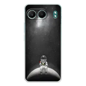 Силиконовый Чехол с принтом "Космонавты" на OnePlus Nord 4 (Космонавт романтик)