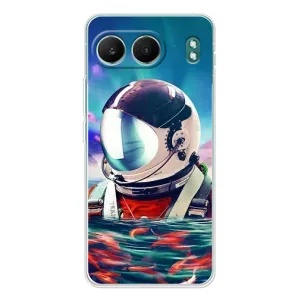 Силиконовый Чехол с принтом "Космонавты" на OnePlus Nord 4 (Космонавт в воде)