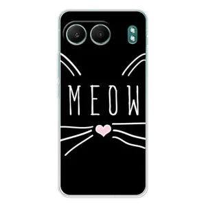 Бампер с изображением Котиков для ВанПлас Норд 4 (КОТИК MEOW)