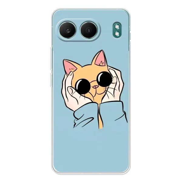 Чехол с рисунком «КОТИК в очках» для OnePlus Nord 4
