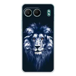 Чехол с картинкой на OnePlus Nord 4 (Лев - синий)