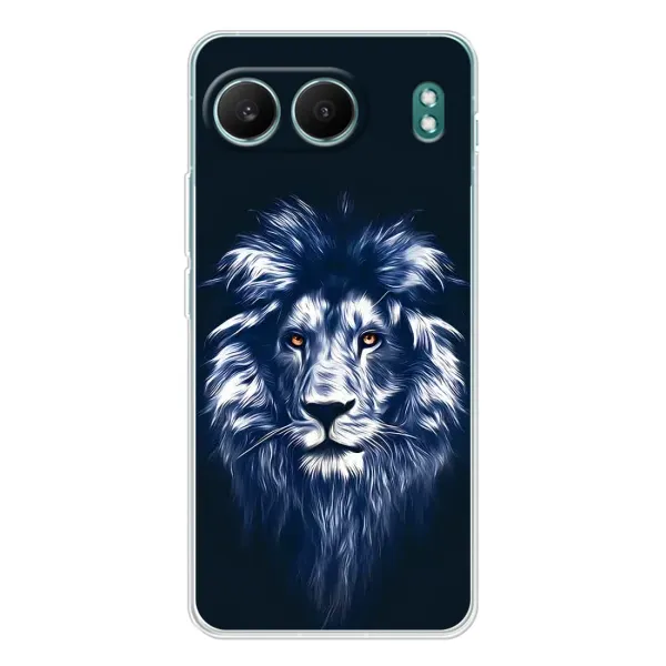 Чехол с рисунком «Лев - синий» для OnePlus Nord 4 Чехол с рисунком «Лев - синий» для OnePlus Nord 4