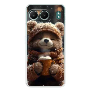 Печатный чехол «Зверята с кофе» для OnePlus Nord 4 (Медвежонок с кофе)