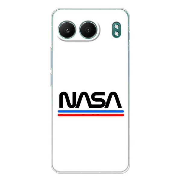 Чехол с рисунком «NASA на белом фоне» для OnePlus Nord 4
