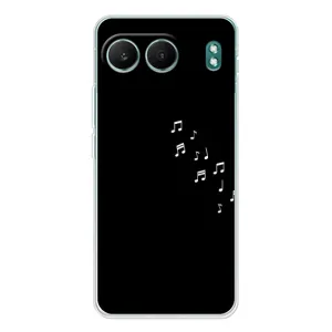 Чохол з картинками на чорному фоні для OnePlus Nord 4 (Ноти)