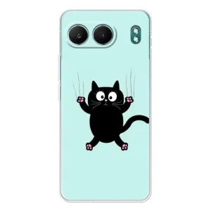 Силиконовый чехол с котиком для OnePlus Nord 4 (Падающий кот)