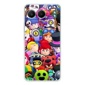 Силіконовый Чохол на OnePlus Nord 4 з картинкою Brawl Stars (Персонажі)