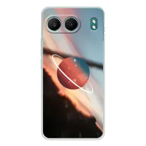 Чехол (ТПУ) с планетами на OnePlus Nord 4 (Сатурн)