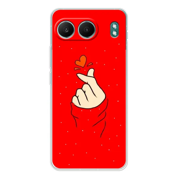 Чехол с рисунком «Сердце на красном» для OnePlus Nord 4 Чехол с рисунком «Сердце на красном» для OnePlus Nord 4
