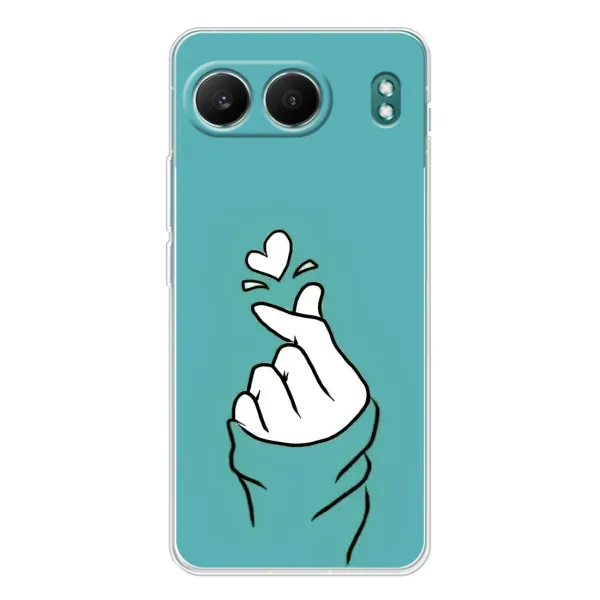 Чехол с рисунком «Сердечко на бирюзовом» для OnePlus Nord 4 Чехол с рисунком «Сердечко на бирюзовом» для OnePlus Nord 4