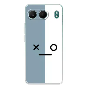Силиконовые Чехлы (смешные стикеры) для OnePlus Nord 4 (Серо-белый)