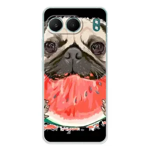 Чехол (ТПУ) Милые собачки для OnePlus Nord 4 (Смешной Мопс)