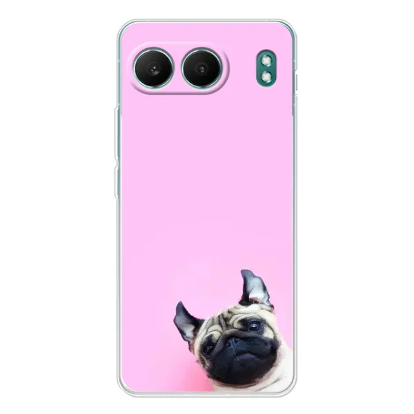 Чехол с рисунком «Собака на розовом» для OnePlus Nord 4 Чехол с рисунком «Собака на розовом» для OnePlus Nord 4