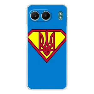 Чохол з картинкою (Патріотичний ГЕРБ) на OnePlus Nord 4 (Герб - супер герой)