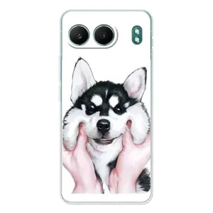 Бампер для OnePlus Nord 4 с картинкой "Песики" (Собака Хаски)