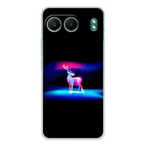 Силиконовый бампер с картинкой животных для OnePlus Nord 4 (Яркий олень)