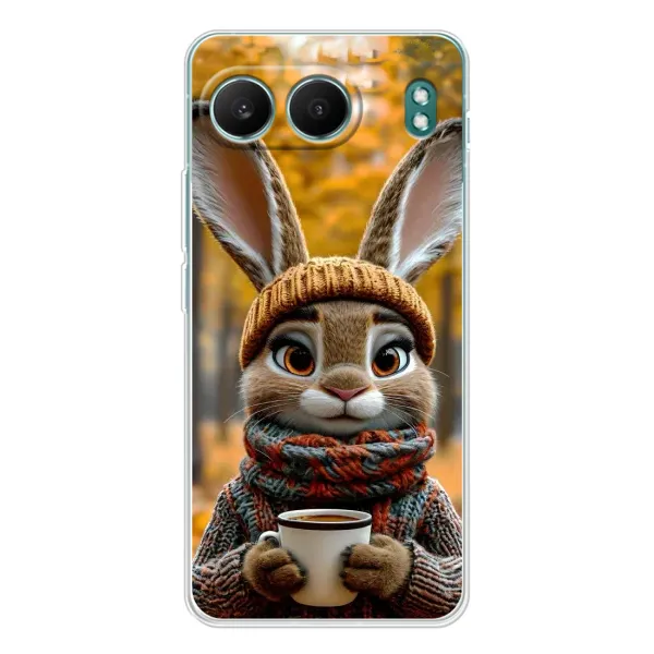 Чехол с рисунком «Зайчик с кофе» для OnePlus Nord 4 Чехол с рисунком «Зайчик с кофе» для OnePlus Nord 4