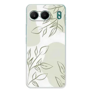 Чехол цветочный дизайн для OnePlus Nord 4 (Зелёный дизайн)