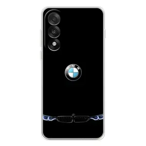 Силиконовый бампер с картинкой машины на OnePlus Nord 5 (Черный BMW)