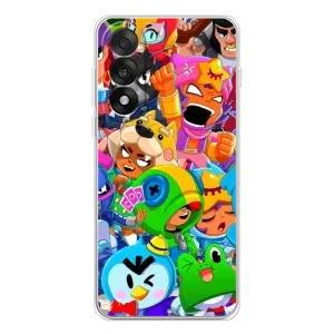 Силиконовый Чехол на OnePlus Nord 5 с картинкой Brawl Stars (Brawl-Stars)