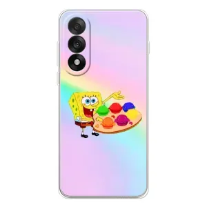 Силиконовый чехол Спанч Боб на Норд 5 (Бургеры)