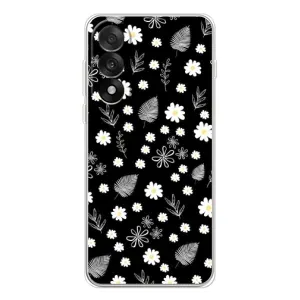 Чехлы с тематикой "ЦВЕТЫ" на OnePlus Nord 5 (цветение на чорном)