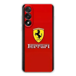 Силиконовый бампер с картинкой машины на OnePlus Nord 5 (Ferrari Logo)