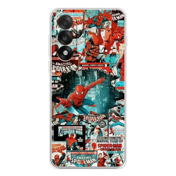 Чехол с рисунком «Комиксы Человек Паук» для OnePlus Nord 5 Чехол с рисунком «Комиксы Человек Паук» для OnePlus Nord 5