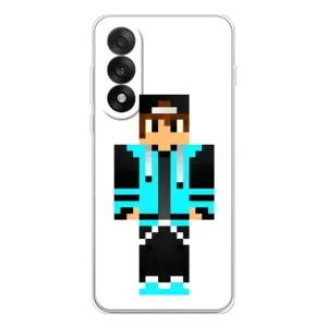 Чохли для OnePlus Nord 5 (Персонажі МайнКрафт) (Хлопчик у блакитному)