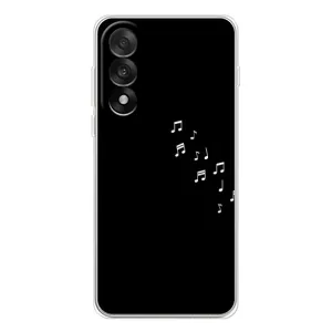 Чехол с картинками на черном фоне для OnePlus Nord 5 (Ноты)