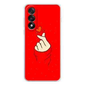 Чохол (Знак сердечка) для OnePlus Nord 5 (Сердечко на червоному)