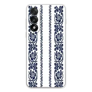 Силиконовый Чехол на OnePlus Nord 5 с картинкой Вышиванки (Синяя вышиванка)