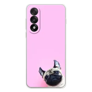 Бампер для OnePlus Nord 5 з картинкою "Песики" (Собака на рожевому)