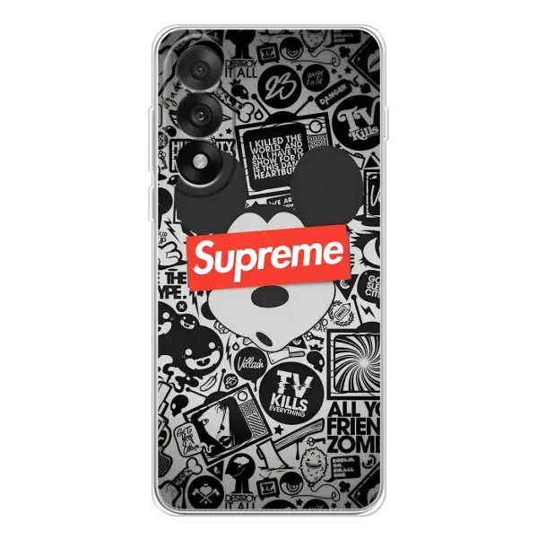 Чехол с рисунком «Supreme Маус» для OnePlus Nord 5 Чехол с рисунком «Supreme Маус» для OnePlus Nord 5