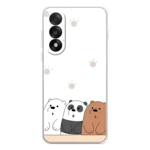 Чохли з зображенням різних тварин на OnePlus Nord 5 (Здивовані ведмедики)