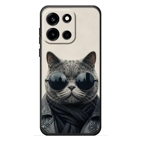 Чехол с рисунком «Модный кот» для OnePlus Nord 6 Чехол с рисунком «Модный кот» для OnePlus Nord 6