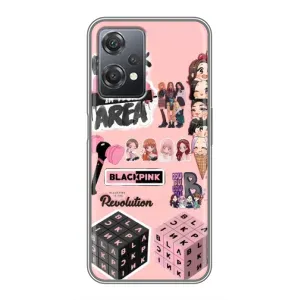 Чехлы с картинкой для OnePlus Nord CE 2 (5G) (IV2201) (BLACK PINK коллаж)