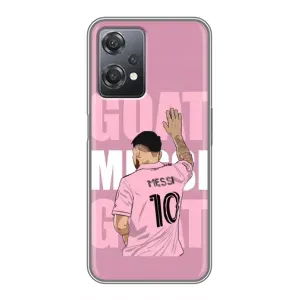 Чехлы Лео Месси в Майами на OnePlus Nord CE 2 (5G) (IV2201) (GOAT MESSI)