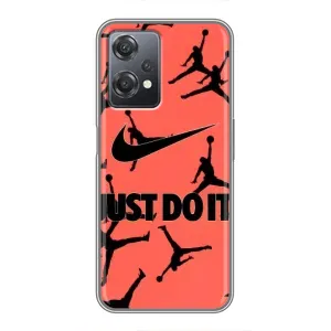Силіконовый Чохол Nike Air Jordan на ВанПлас Норд СЕ 2 (5G) (Just Do It)