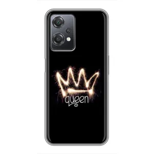 Чехол (Корона на чёрном фоне) для ВанПлас Норд СЕ 2 (5G) (Корона)