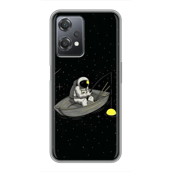 Чехол с рисунком «Космонавт на рыбалке» для OnePlus Nord CE 2 (5G) (IV2201)