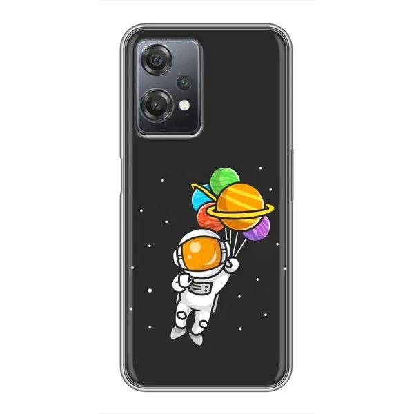 Чехол с рисунком «Космонавт с шариками» для OnePlus Nord CE 2 (5G) (IV2201)