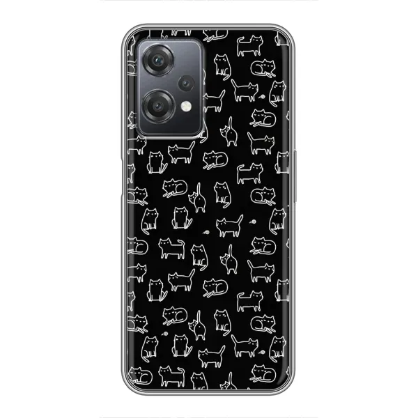 Чехол с рисунком «Котики на черном» для OnePlus Nord CE 2 (5G) (IV2201) Чехол с рисунком «Котики на черном» для OnePlus Nord CE 2 (5G) (IV2201)
